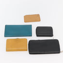 LOUIS VUITTON Epi Wallet 10 Set Black Red yellow LV Auth CB233-12