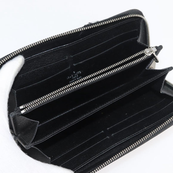 LOUIS VUITTON Epi Wallet 10 Set Black Red yellow LV Auth CB233