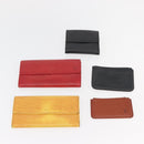 LOUIS VUITTON Epi Wallet 10 Set Black Red yellow LV Auth CB233-2