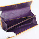 LOUIS VUITTON Epi Wallet 10 Set Black Red yellow LV Auth CB233-6