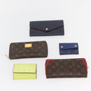 LOUIS VUITTON Monogram Graffiti Wallet 10 Set Khaki Yellow black LV Auth CB234-2