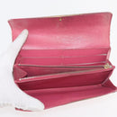 LOUIS VUITTON Monogram Vernis Wallet 10 Set Bronze Amarante Perle LV Auth CB235-10