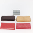 LOUIS VUITTON Monogram Vernis Wallet 10 Set Bronze Amarante Perle LV Auth CB235-13