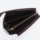 LOUIS VUITTON Monogram Vernis Wallet 10 Set Bronze Amarante Perle LV Auth CB235-7