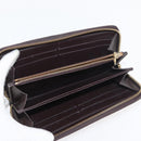 LOUIS VUITTON Monogram Vernis Wallet 10 Set Bronze Amarante Perle LV Auth CB235-9