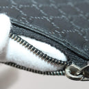 GUCCI GG Canvas Micro GG Guccissima Portemonnee Leer 10 Stuks Beige Zwart Auth CB236-20