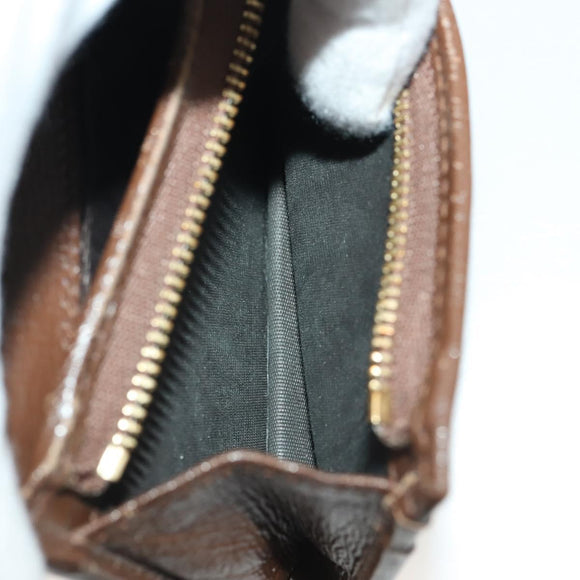GUCCI GG Canvas Micro GG Guccissima Portemonnee Leer 10 Stuks Beige Zwart Auth CB236