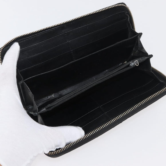 GUCCI GG Canvas Guccissima Wallet Leather 10 Set Beige Black Navy Auth CB237