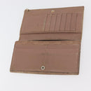 GUCCI GG Canvas Guccissima Wallet Leather 10 Set Beige Black Navy Auth CB237-6