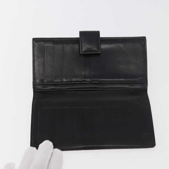 GUCCI GG Canvas Guccissima Wallet Leather 10 Set Beige Black Navy Auth CB237