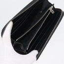 FENDI Zucca Canvas Wallet 10 Set Black Brown Auth CB239-11