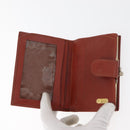 FENDI Zucca Canvas Wallet 10 Set Black Brown Auth CB239-13