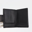 FENDI Zucca Canvas Wallet 10 Set Black Brown Auth CB239-14