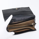 FENDI Zucca Canvas Wallet 10 Set Black Brown Auth CB239-8