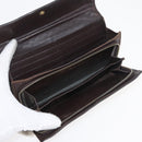 BOTTEGA VENETA INTRECCIATO Wallet Leather 10 Set Pink Green black Auth CB241-18