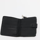 BOTTEGA VENETA INTRECCIATO Wallet Leather 10 Set Pink Green black Auth CB241-4