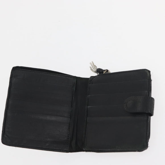 BOTTEGA VENETA INTRECCIATO Wallet Leather 10 Set Pink Green black Auth CB241