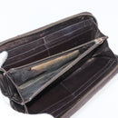 BOTTEGA VENETA INTRECCIATO Wallet Leather 10 Set Pink Green black Auth CB241-6