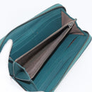 BOTTEGA VENETA INTRECCIATO Wallet Leather 10 Set Pink Green black Auth CB241-8
