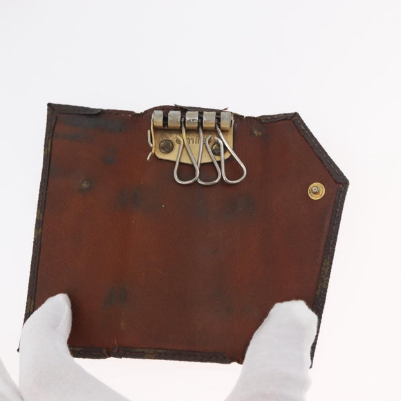 LOUIS VUITTON Monogram Key Case 10 Set LV Auth CB245