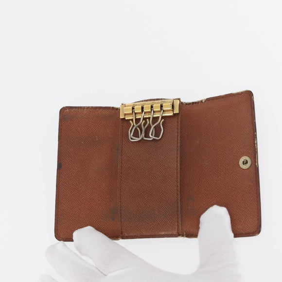 LOUIS VUITTON Monogram Key Case 10 Set LV Auth CB245