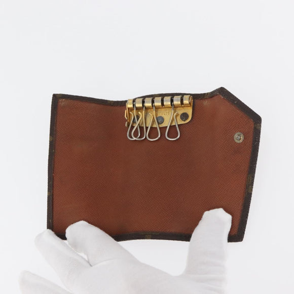 LOUIS VUITTON Monogram Key Case 10 Set LV Auth CB245