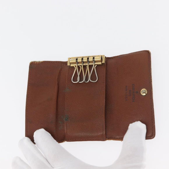 LOUIS VUITTON Monogram Key Case 10 Set LV Auth CB245