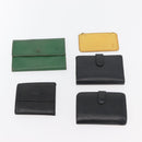 LOUIS VUITTON Epi Wallet 10 Set Black Red yellow LV Auth CB255-10