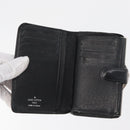 LOUIS VUITTON Epi Wallet 10 Set Black Red yellow LV Auth CB255-14