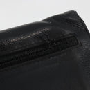 CHANEL Wallet Lamb Skin 10 Set Black White beige CC Auth CB256-12
