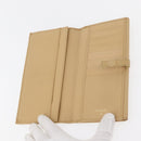 CHANEL Wallet Lamb Skin 10 Set Black White beige CC Auth CB256-14
