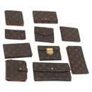 LOUIS VUITTON Monogram Wallet 10 Set LV Auth CB261-1