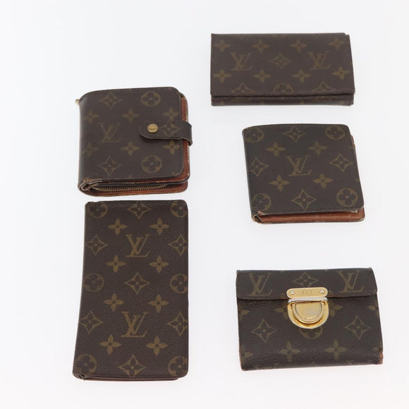 LOUIS VUITTON Monogram Wallet 10 Set LV Auth CB261