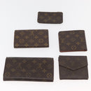 LOUIS VUITTON Monogram Wallet 10 Set LV Auth CB261-3