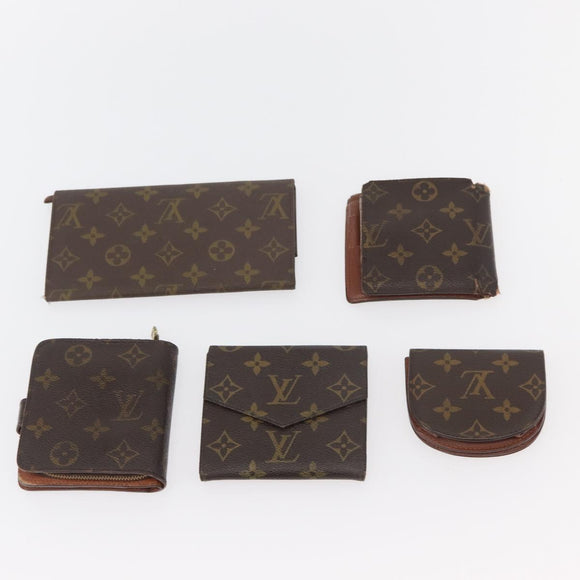 LOUIS VUITTON Monogram Wallet 10 Set LV Auth CB262