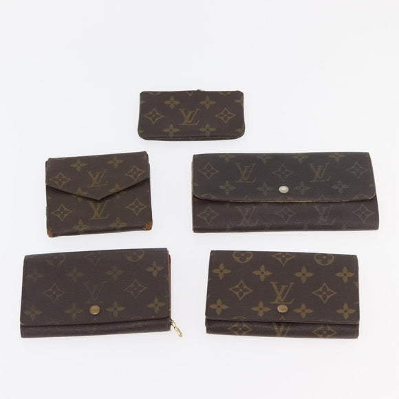LOUIS VUITTON Monogram Wallet 10 Set LV Auth CB262