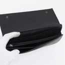 Salvatore Ferragamo Wallet Leather 10 Set Black Orange Auth CB265-4