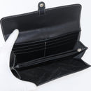 Salvatore Ferragamo Wallet Leather 10 Set Black Orange Auth CB265-5