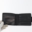 Salvatore Ferragamo Wallet Leather 10 Set Black Orange Auth CB265-7