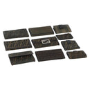 FENDI Zucca Canvas Wallet 10 Set Black Brown Auth CB266-1