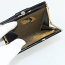 FENDI Zucca Canvas Wallet 10 Set Black Brown Auth CB266-16