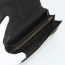 FENDI Zucca Canvas Wallet 10 Set Black Brown Auth CB266-9