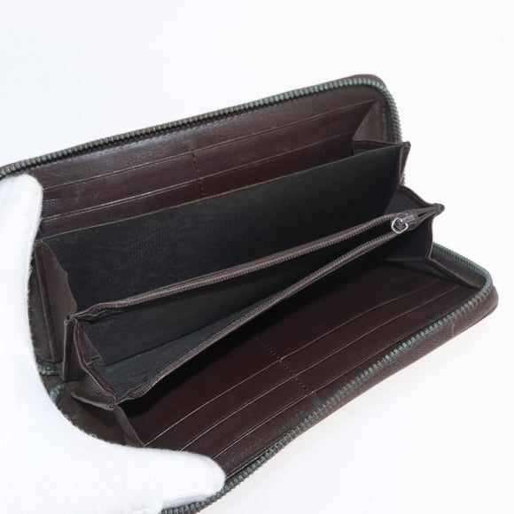 GUCCI GG Canvas Wallet 10 Set Beige Black Brown Auth CB267