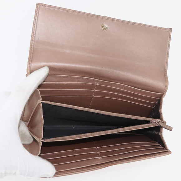 GUCCI GG Canvas Guccissima Wallet Leather 10 Set Beige Black Brown Auth CB268