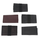 Salvatore Ferragamo Key Case Leather 10 Set Black Red Brown Auth CB271-3