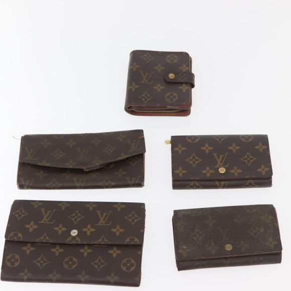 LOUIS VUITTON Monogram Wallet 10 Set LV Auth CB274