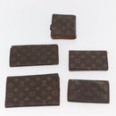 LOUIS VUITTON Monogram Wallet 10 Set LV Auth CB274-11