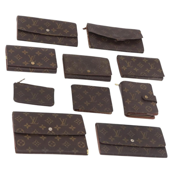 LOUIS VUITTON Monogram Wallet 10 Set LV Auth CB274