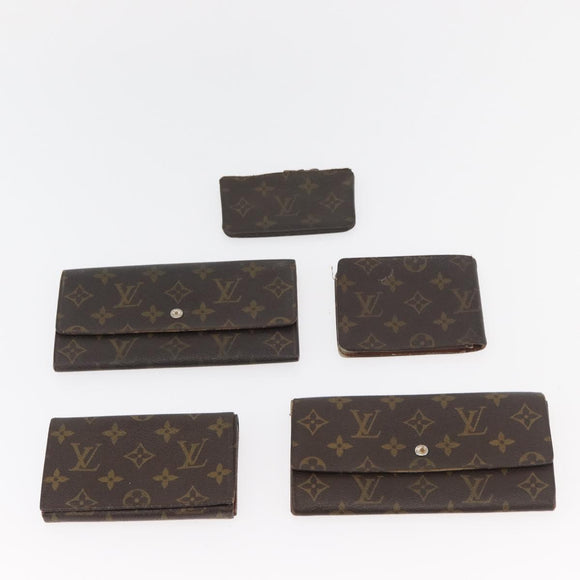 LOUIS VUITTON Monogram Wallet 10 Set LV Auth CB274