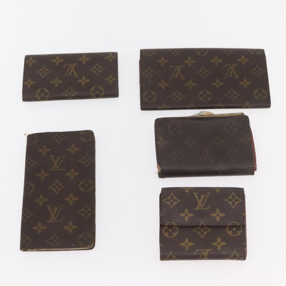 LOUIS VUITTON Monogram Wallet 10 Set LV Auth CB275